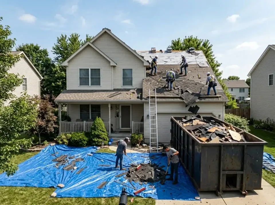 roof-replacement-debris-remova-004 — frequently asked questions, Cheapest Dumpster Rentals in Westfield, IN